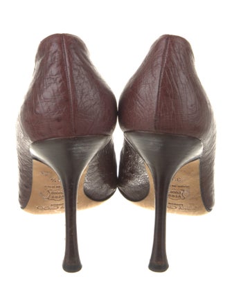 Jimmy Choo Ostrich Animal Print Pumps