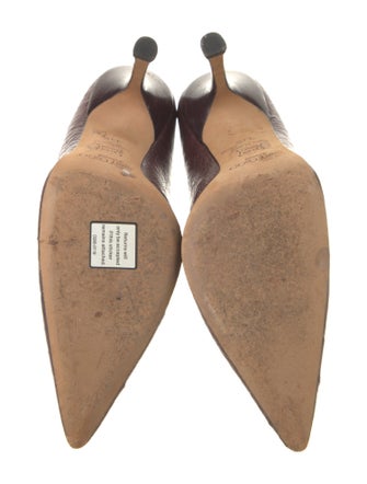 Jimmy Choo Ostrich Animal Print Pumps