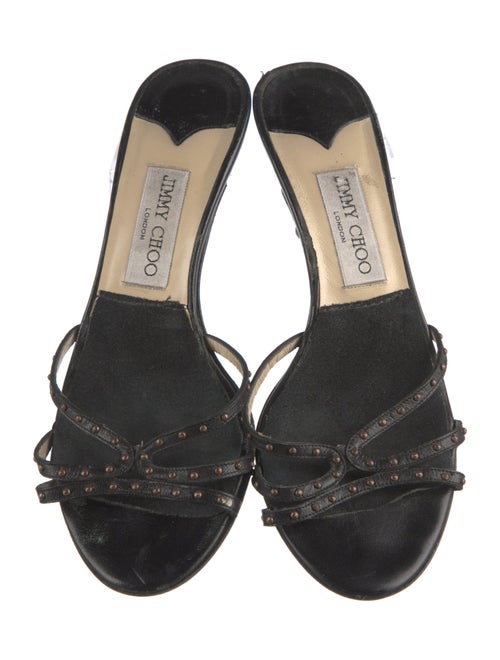 Jimmy Choo Leather Slides