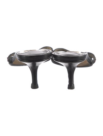 Jimmy Choo Leather Slides