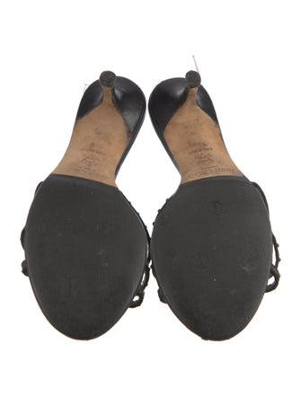 Jimmy Choo Leather Slides