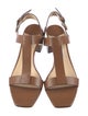 Jimmy Choo Leather T-Strap Sandals