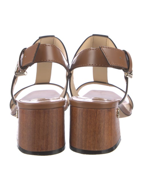 Jimmy Choo Leather T-Strap Sandals