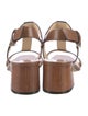 Jimmy Choo Leather T-Strap Sandals