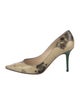 Jimmy Choo Patent Leather Printed Pumps