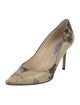 Jimmy Choo Patent Leather Printed Pumps