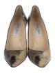 Jimmy Choo Patent Leather Printed Pumps