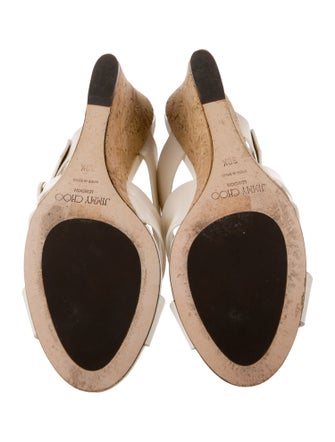 Jimmy Choo Leather Slides