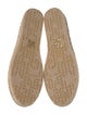 Jimmy Choo Leather Glitter Accents Espadrilles