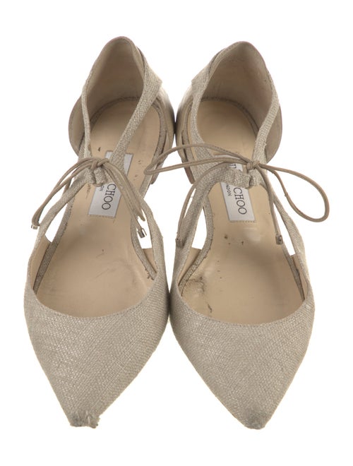 Jimmy Choo Canvas Flats