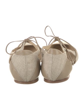 Jimmy Choo Canvas Flats