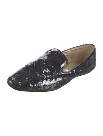 Jimmy Choo Sequin Embellishments Ballet Flats