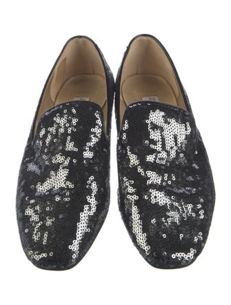 Jimmy Choo Sequin Embellishments Ballet Flats