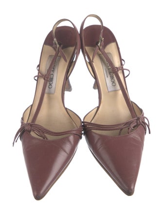 Jimmy Choo Patent Leather Slingback Pumps