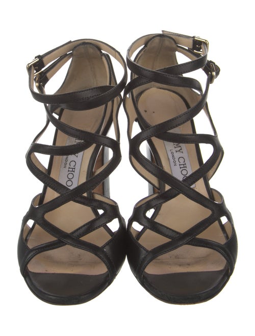Jimmy Choo Leather Gladiator Sandals
