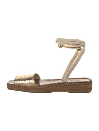 Jimmy Choo Leather Espadrilles