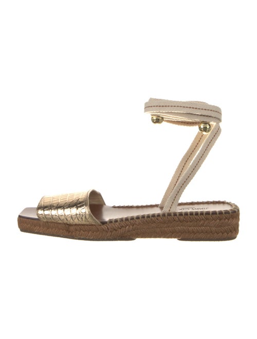 Jimmy Choo Leather Espadrilles