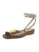 Jimmy Choo Leather Espadrilles