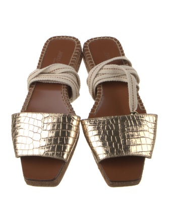 Jimmy Choo Leather Espadrilles