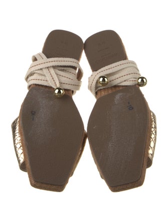 Jimmy Choo Leather Espadrilles