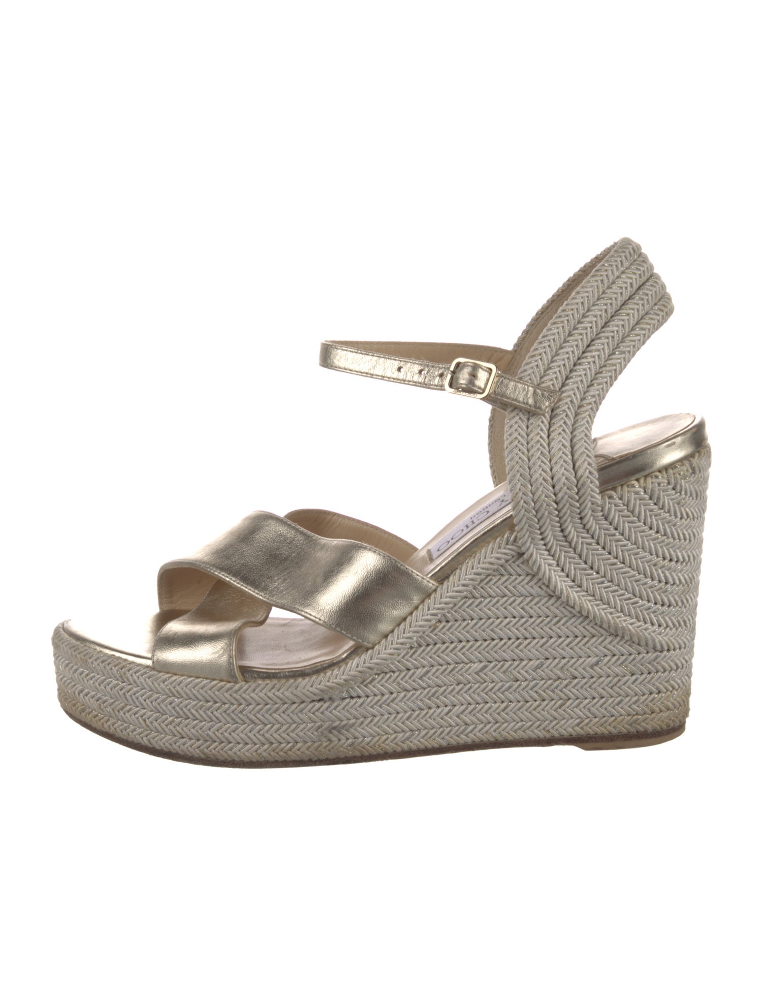 Jimmy Choo Leather Espadrilles