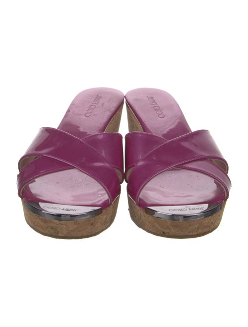 Jimmy Choo Patent Leather Slides