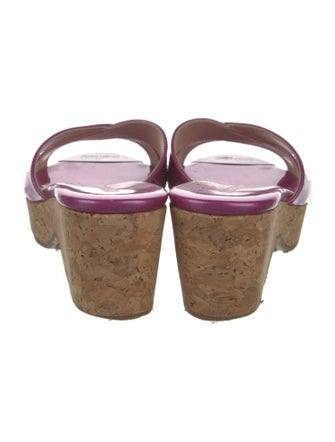 Jimmy Choo Patent Leather Slides