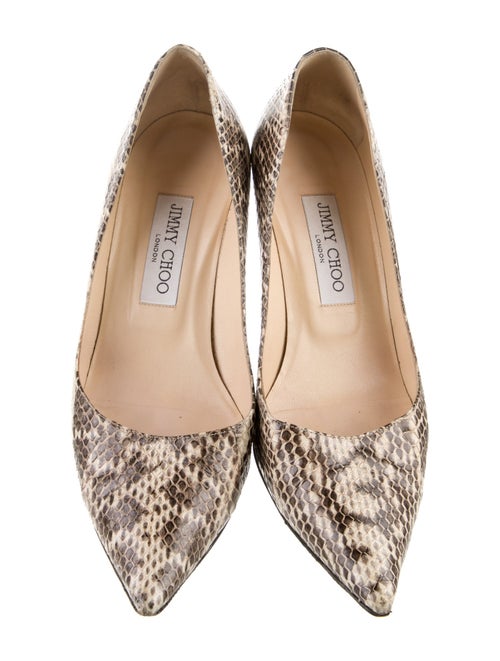 Jimmy Choo Snakeskin Animal Print Pumps