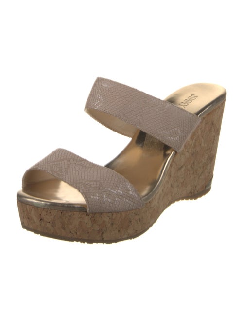 Jimmy Choo Leather Slides