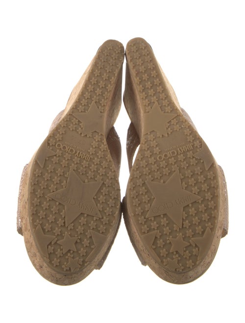 Jimmy Choo Leather Slides