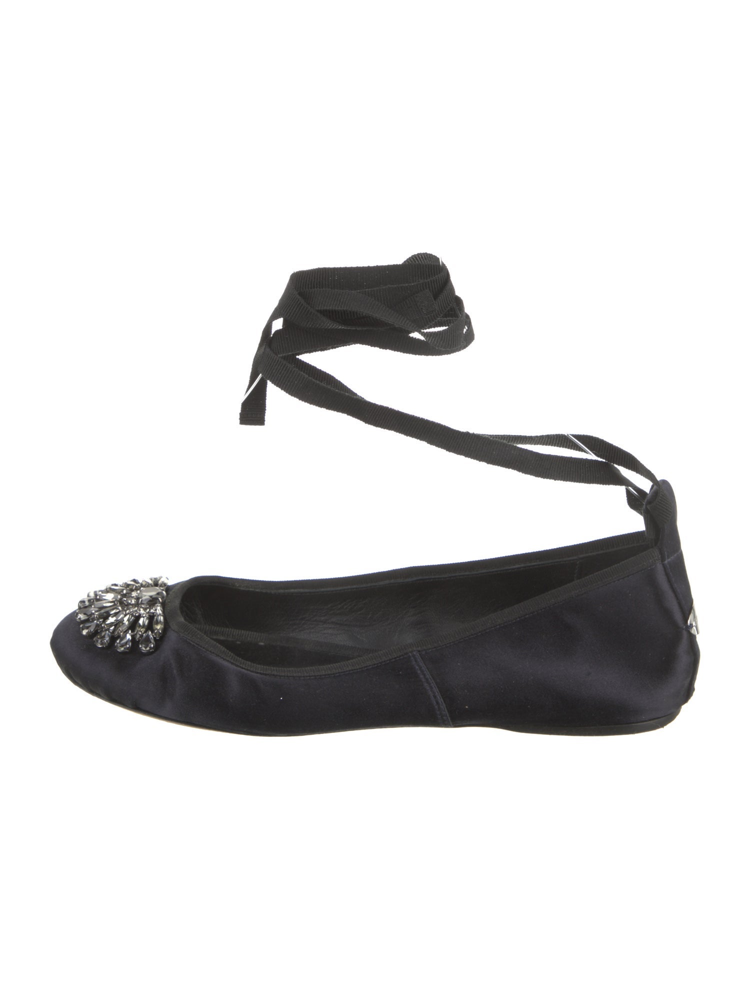Jimmy Choo Satin Ballet Flats