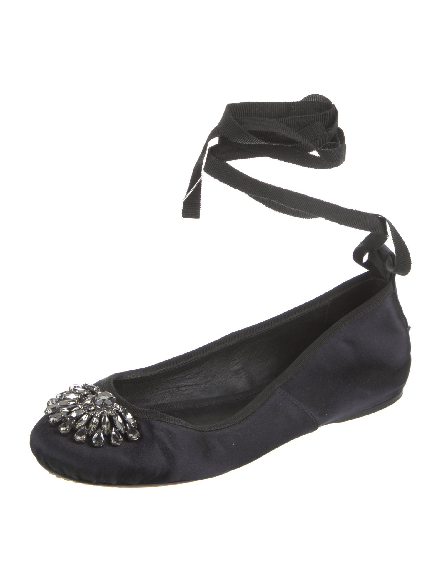 Jimmy Choo Satin Ballet Flats
