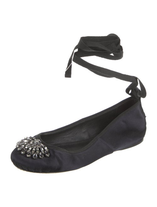 Jimmy Choo Satin Ballet Flats