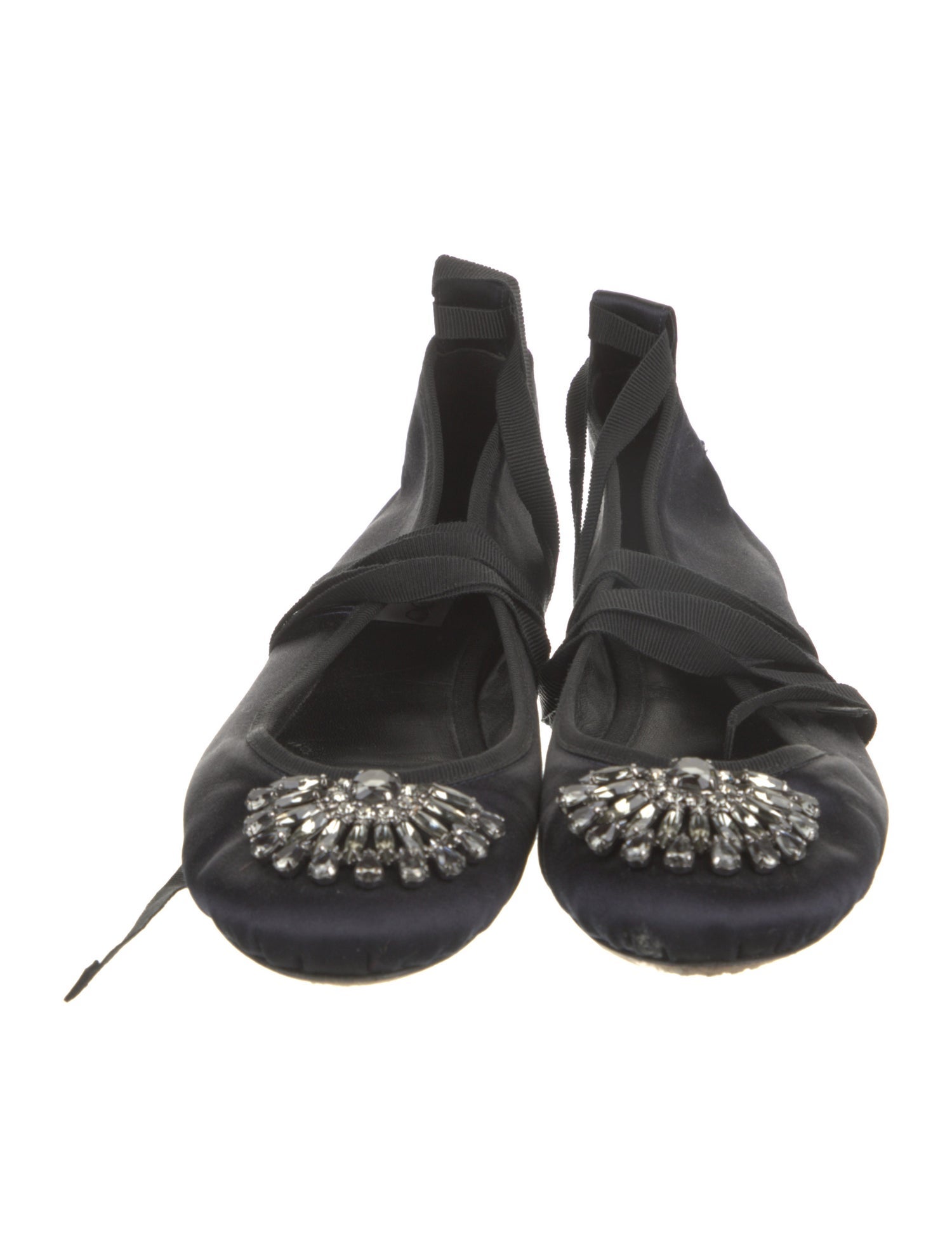 Jimmy Choo Satin Ballet Flats