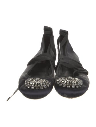 Jimmy Choo Satin Ballet Flats