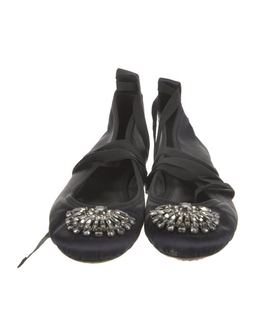 Jimmy Choo Satin Ballet Flats