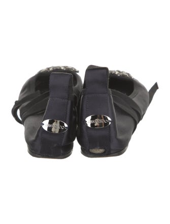 Jimmy Choo Satin Ballet Flats