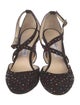 Jimmy Choo Suede Polka Dot Print D'Orsay Pumps