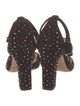 Jimmy Choo Suede Polka Dot Print D'Orsay Pumps