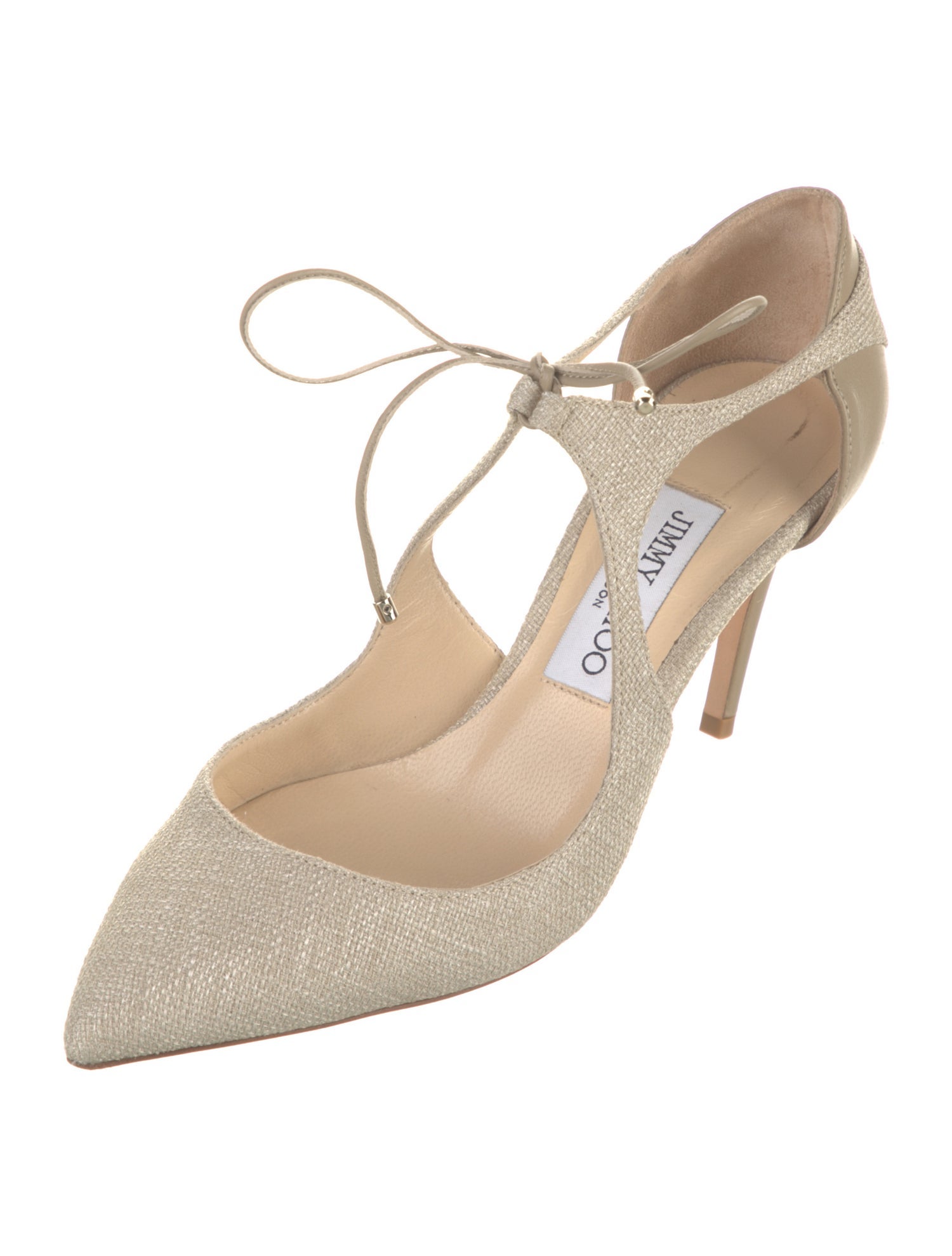 Jimmy Choo Canvas D'Orsay Pumps
