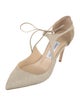 Jimmy Choo Canvas D'Orsay Pumps