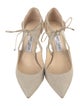 Jimmy Choo Canvas D'Orsay Pumps