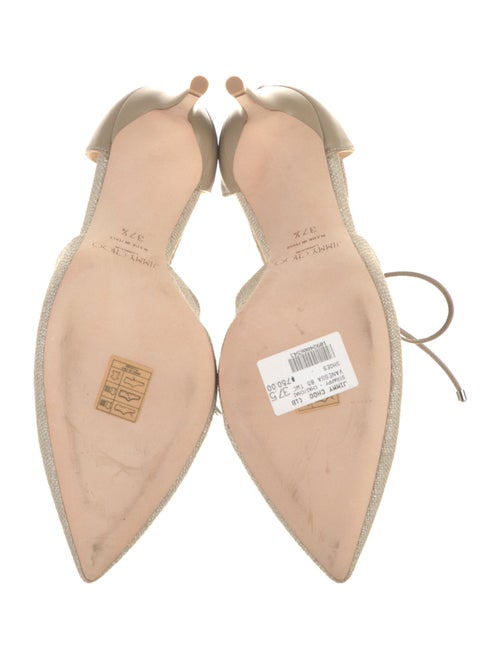 Jimmy Choo Canvas D'Orsay Pumps