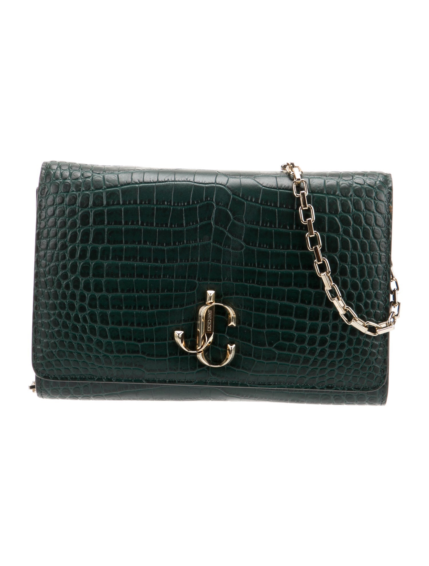 Jimmy Choo Embossed Leather Palace