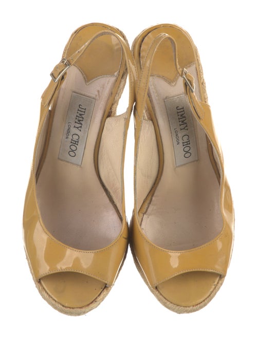 Jimmy Choo Patent Leather Slingback Sandals
