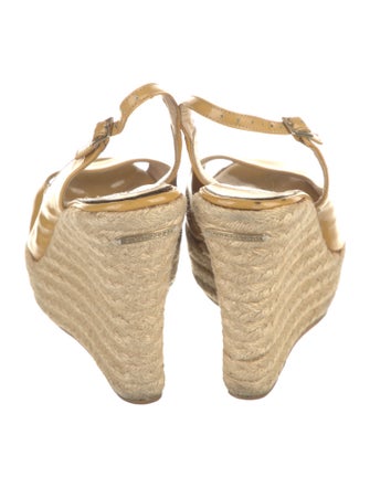 Jimmy Choo Patent Leather Slingback Sandals