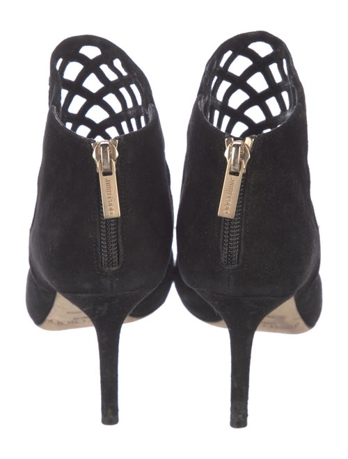 Jimmy Choo Suede Lasercut Accents Boots