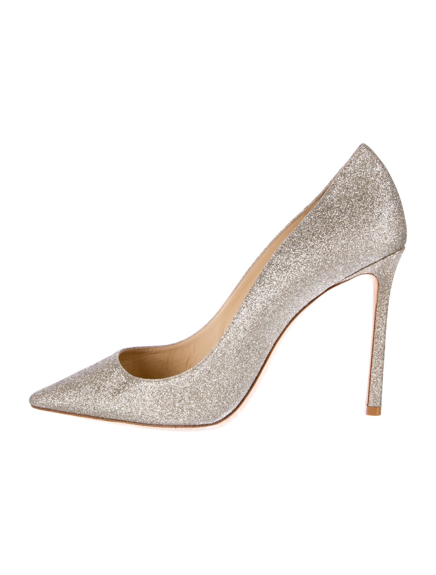 Jimmy Choo Jimmy Choo Romy 100 Glitter Pumps