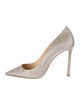 Jimmy Choo Jimmy Choo Romy 100 Glitter Pumps
