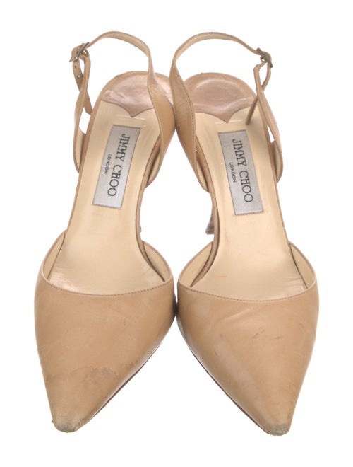Jimmy Choo Leather Slingback Pumps